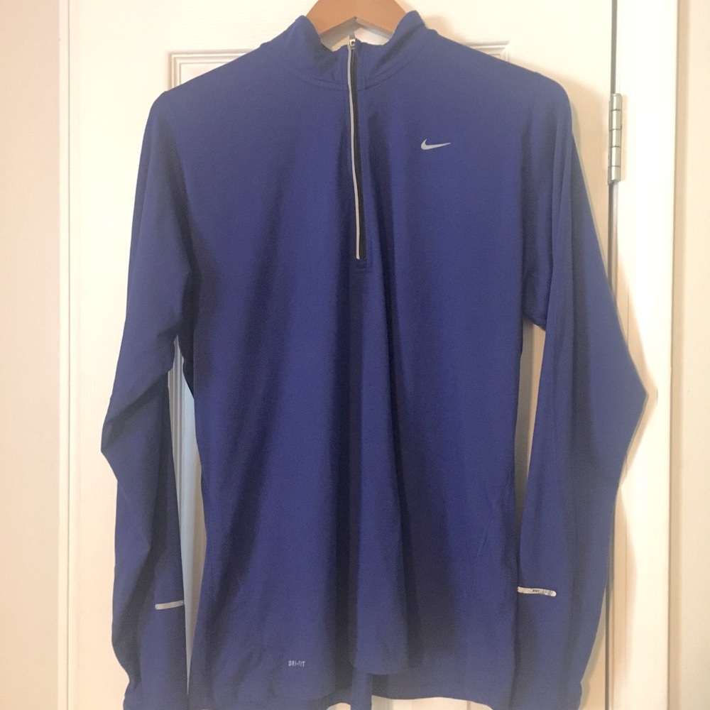 Nike Dri-Fit half-zip pullover.